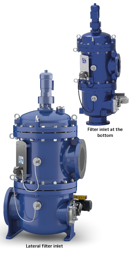 aquaBoll®: Self-cleaning water filter, backwashable strainer with adaptive filter elements