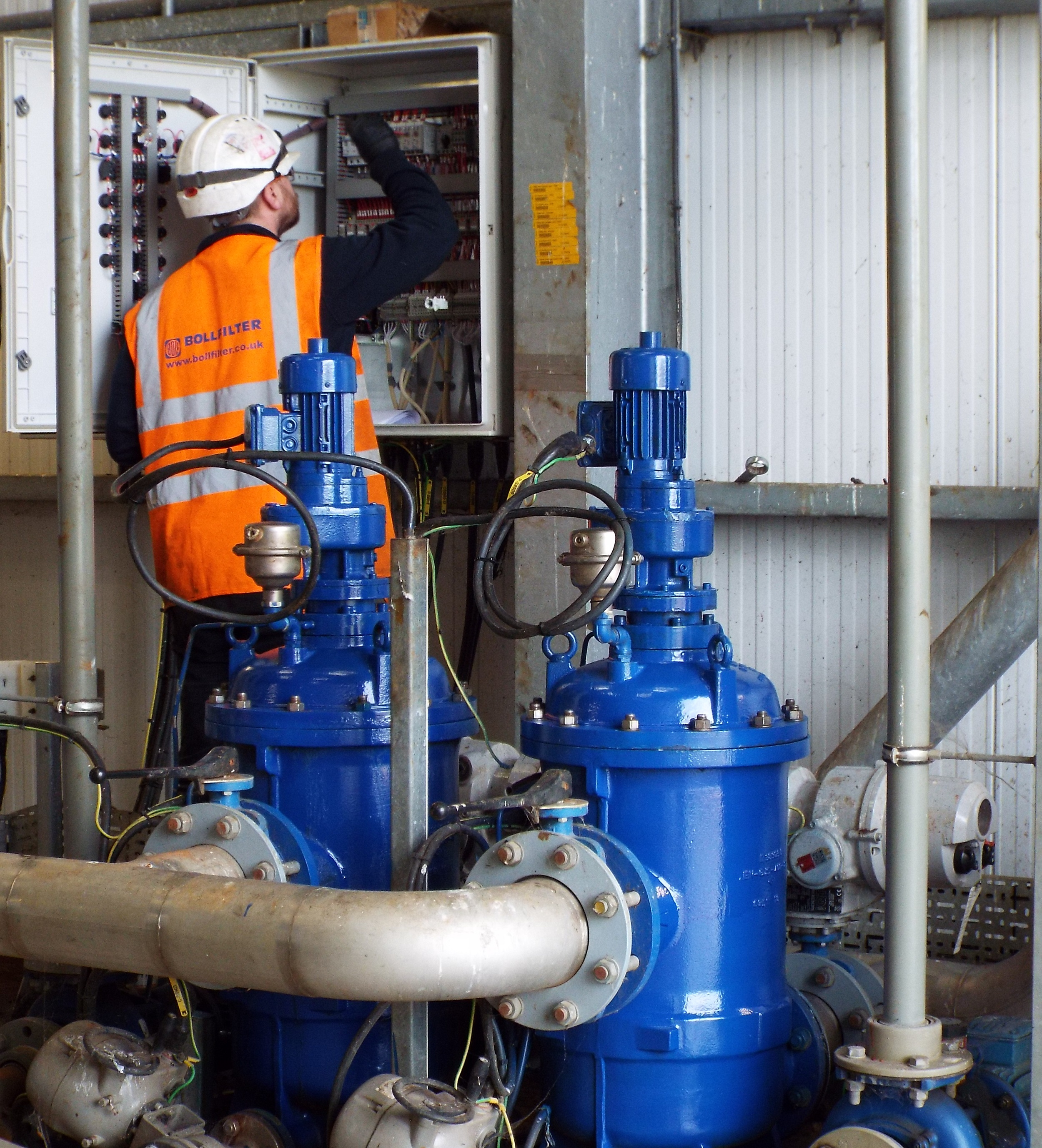BOLLFILTER installed at the Anglian Water recycling Centre WRC