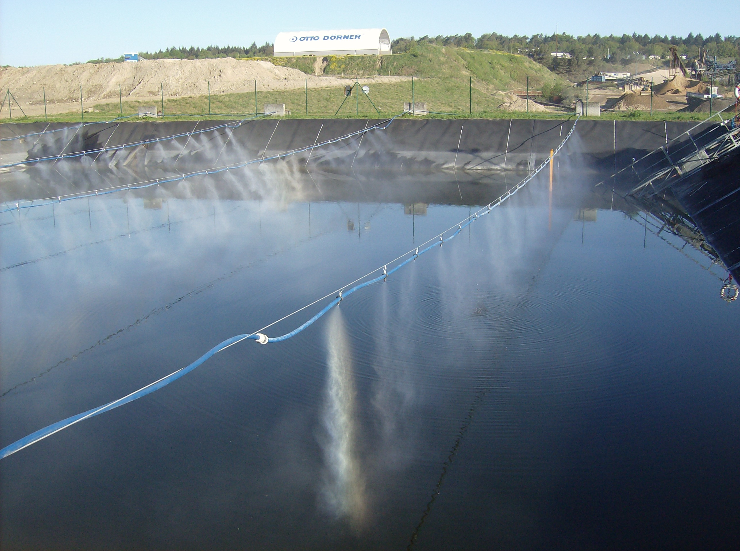 Protection of spray nozzles with BOLLFILTER at Otto Dörner