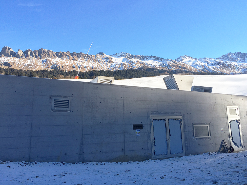 Technoalpin snow making pump station equipped with BOLLFILTER